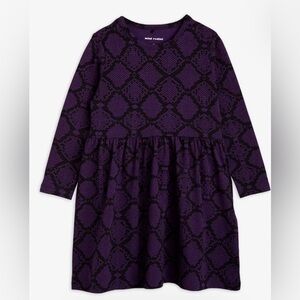 Mini Rodini Purple Patterned Dress